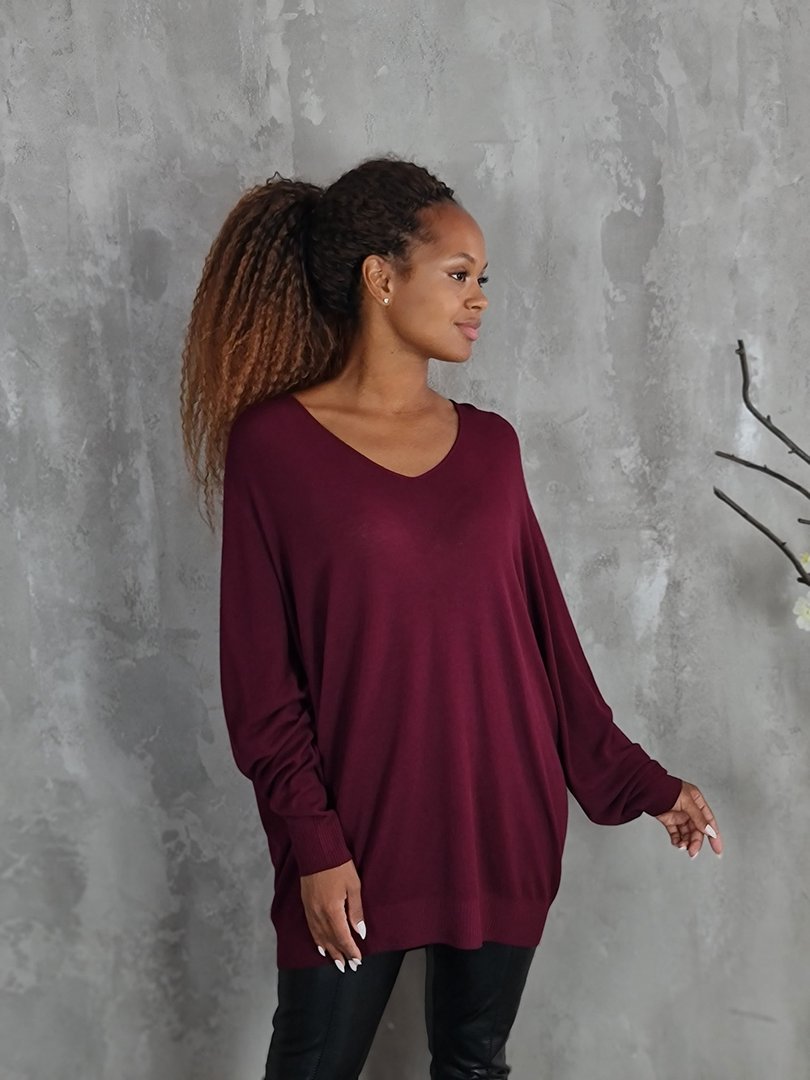 Джемпер Kontatto бесшовный бордо, фотография №2