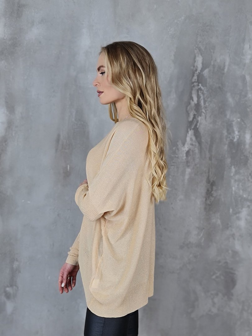 Джемпер J-Clair с мерцающей нитью золотой, фотография №4