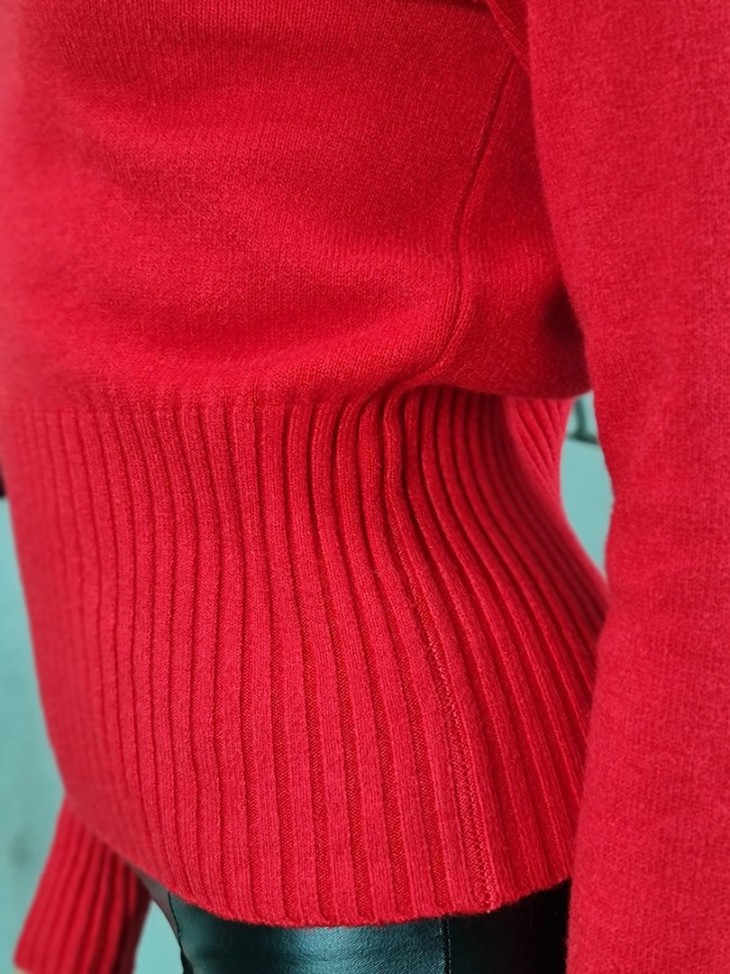 Джемпер Manosque с высоким воротником красный, фотография №3
