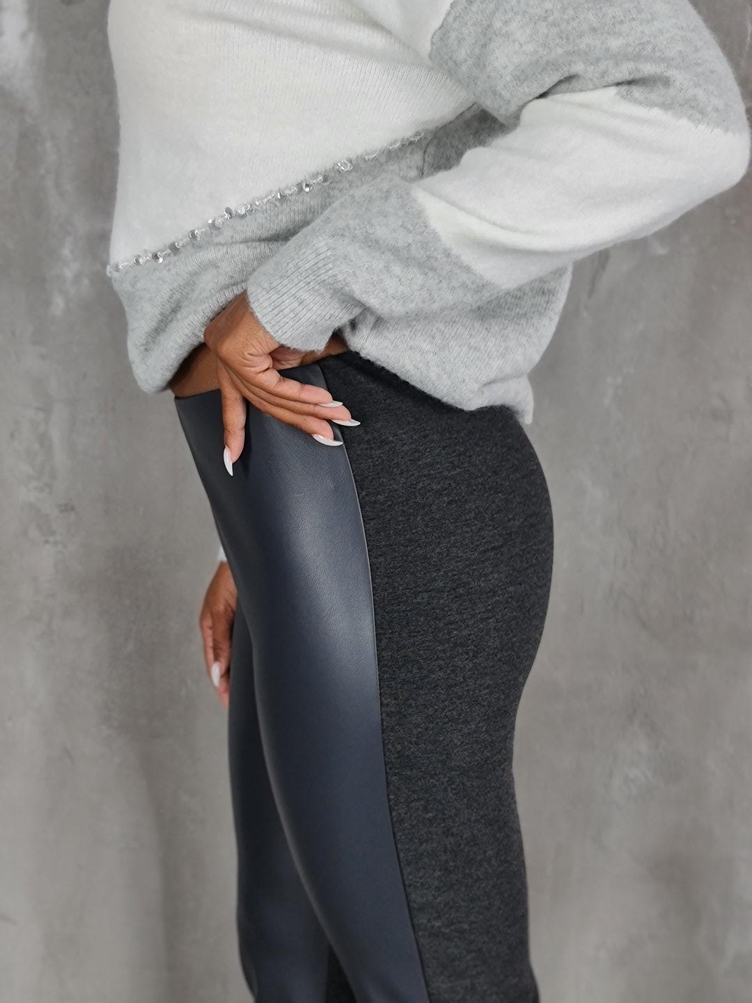 Легинсы Barbara Alvisi комбинированные серые , фотография №4