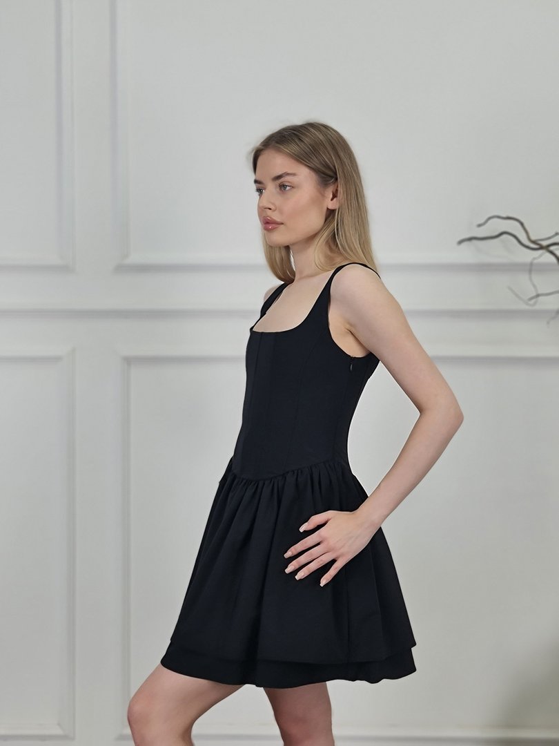 Платье Imperial с корсетом черное, фотография №3