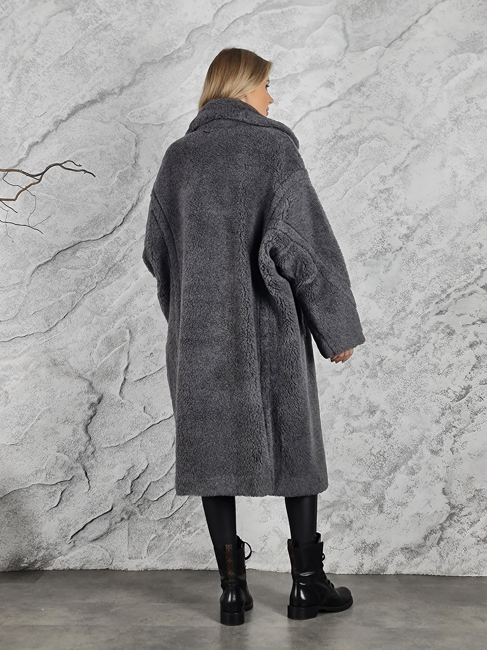 Шуба KOTHE длинная серая, фотография №4