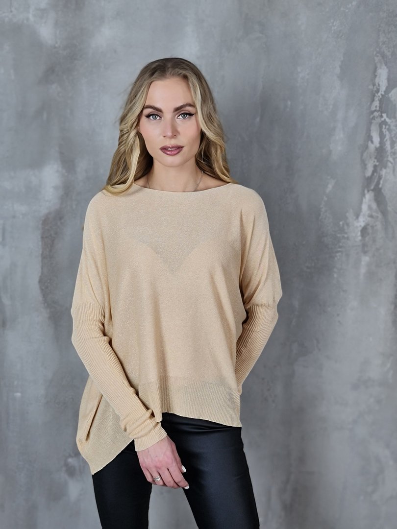 Джемпер J-Clair с мерцающей нитью золотой, фотография №1