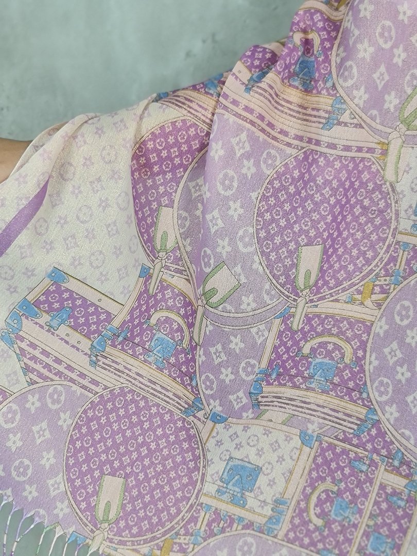 Шарф My Little Italy фиолетовый, фотография №4