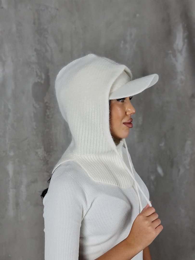 Головной убор Alex Max с козырьком белый, фотография №5