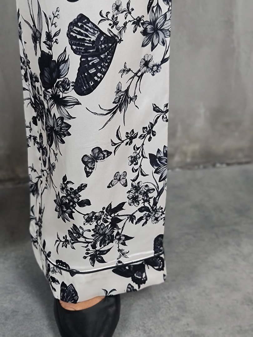 Костюм CLOTHÉ с черными бабочками молочный, фотография №6