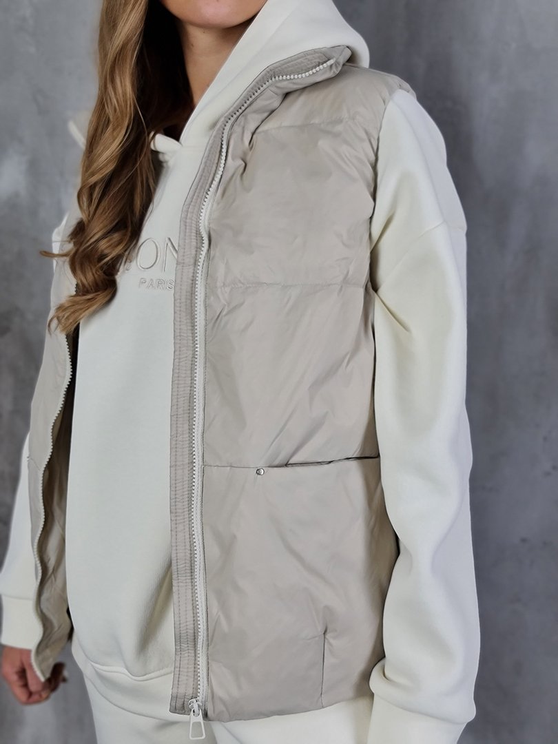 Жилет My Star Collection с карманами кремовый, фотография №5