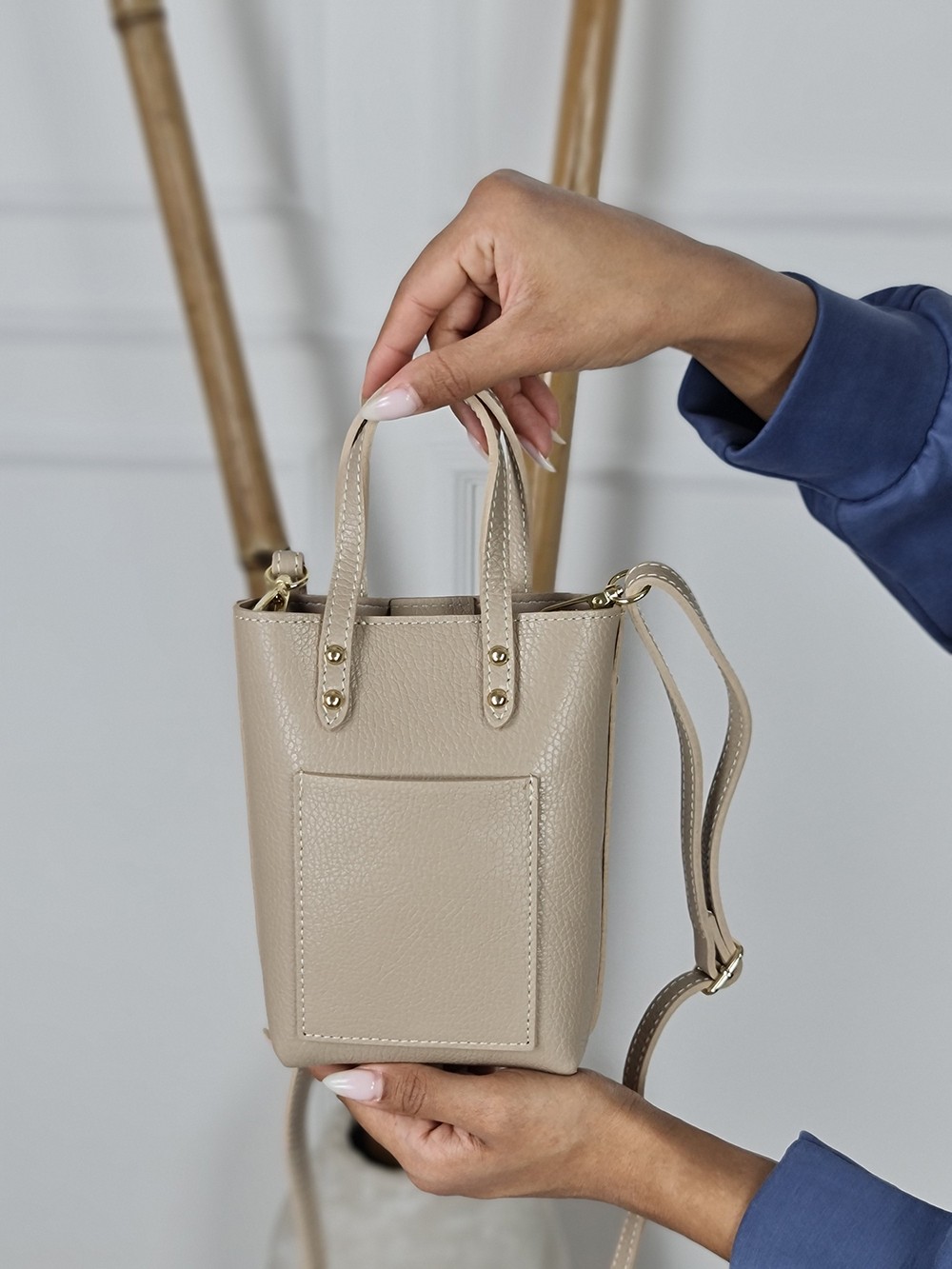 Сумка маленькая бежевая, фотография №2