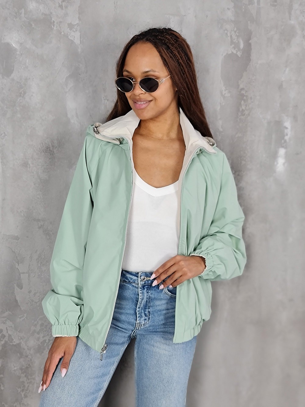 Куртка Paquito с капюшоном мятная, фотография №1