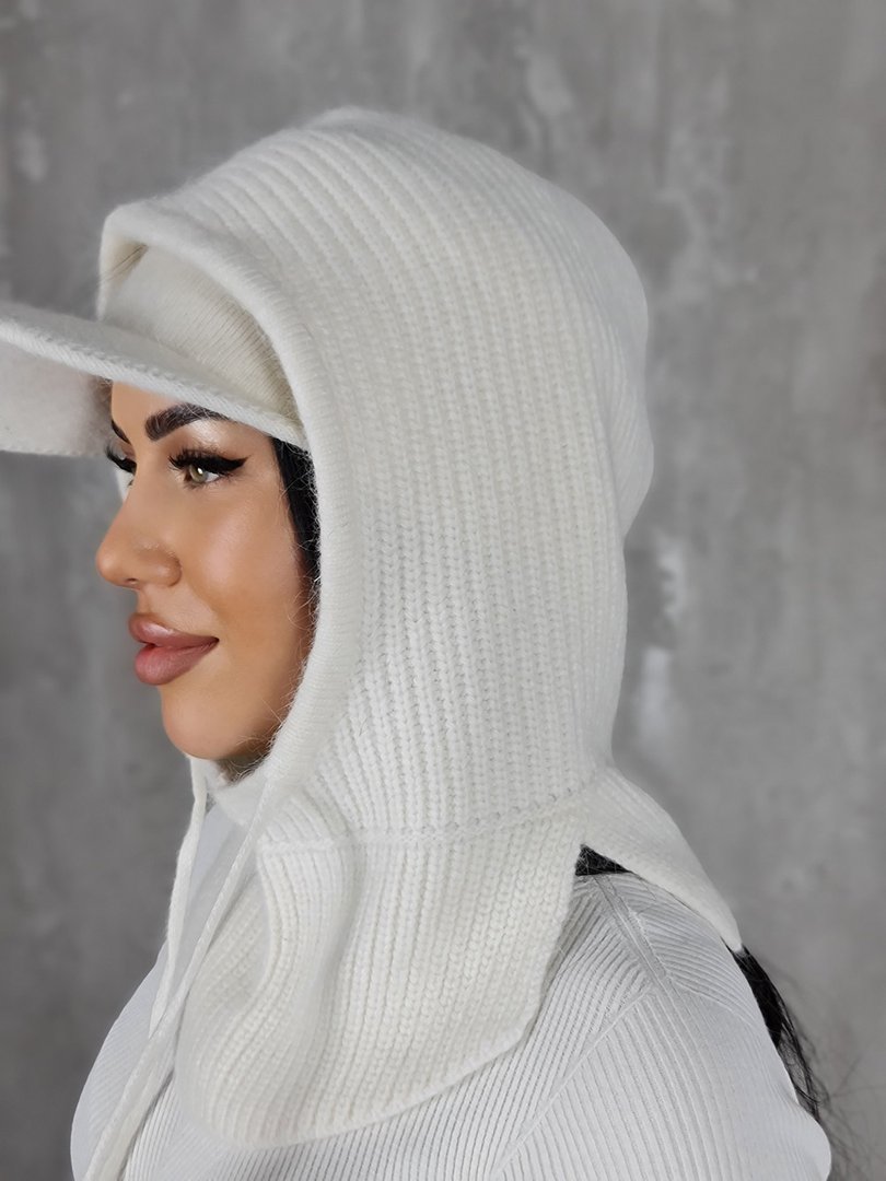 Головной убор Alex Max с козырьком белый, фотография №3