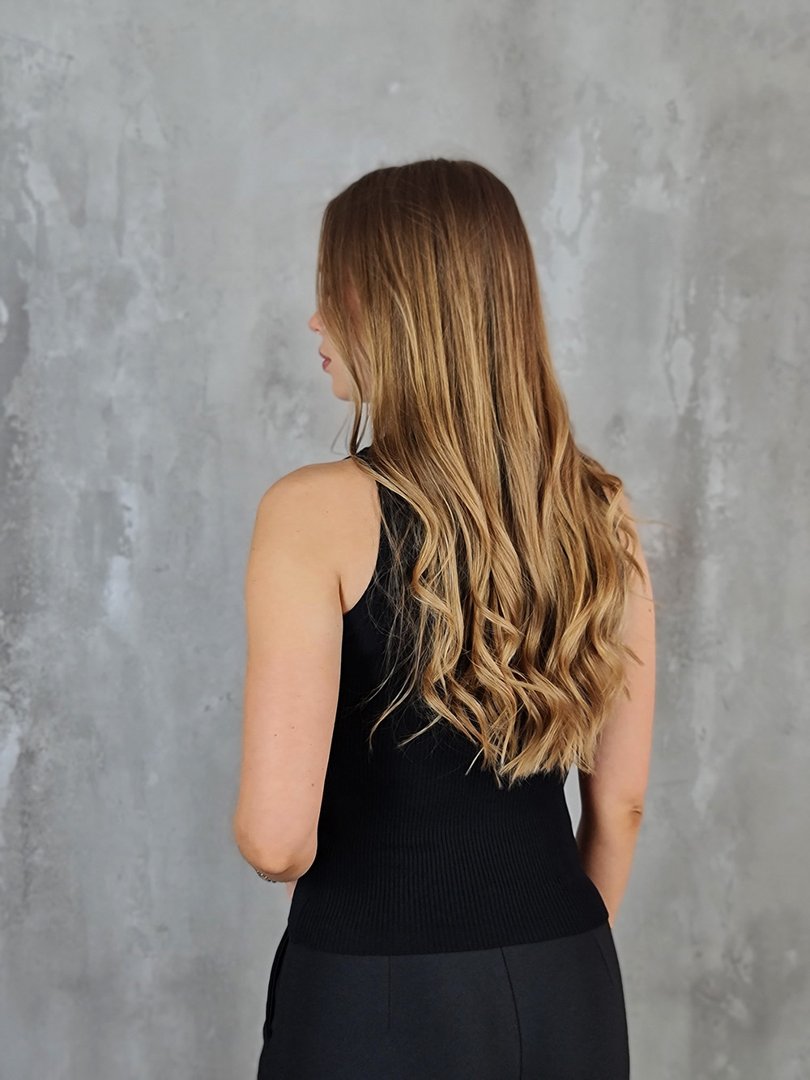 Топ ELSA.M с большим цветком черный, фотография №4