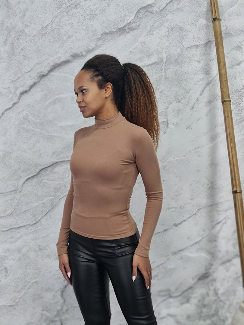 Водолазка My Star Collection на флисе капучино, фотография №2