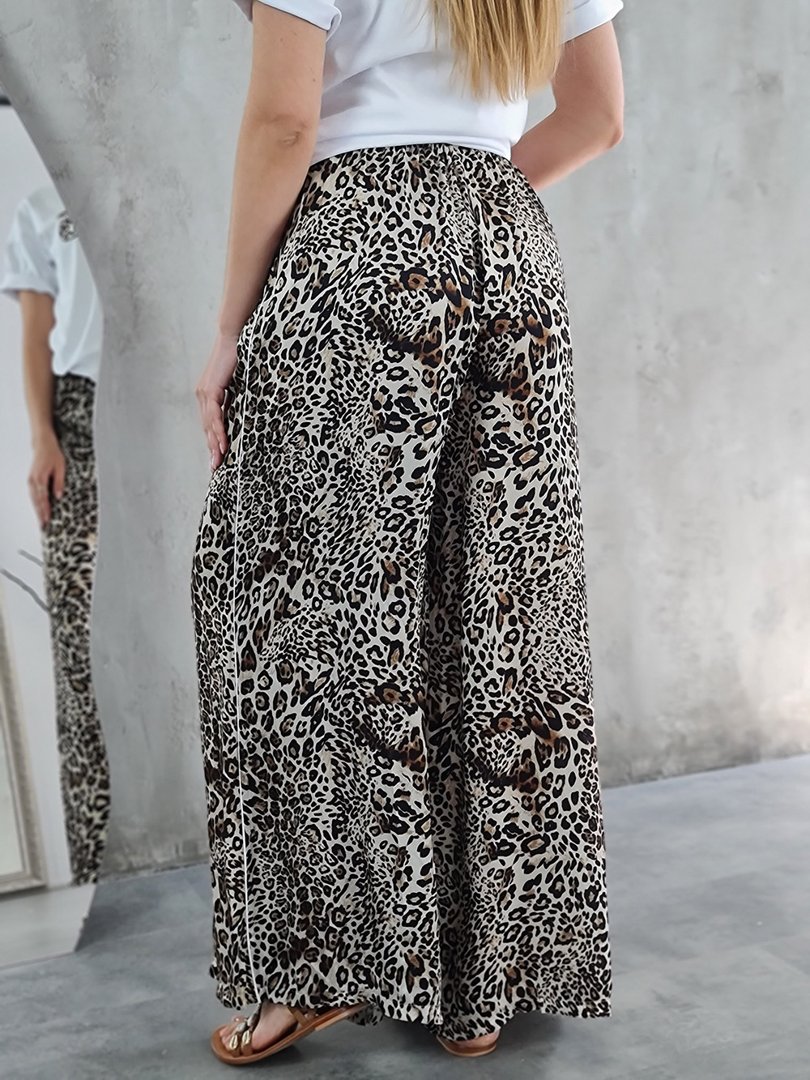 Брюки MIHO'S на резинке леопард, фотография №3