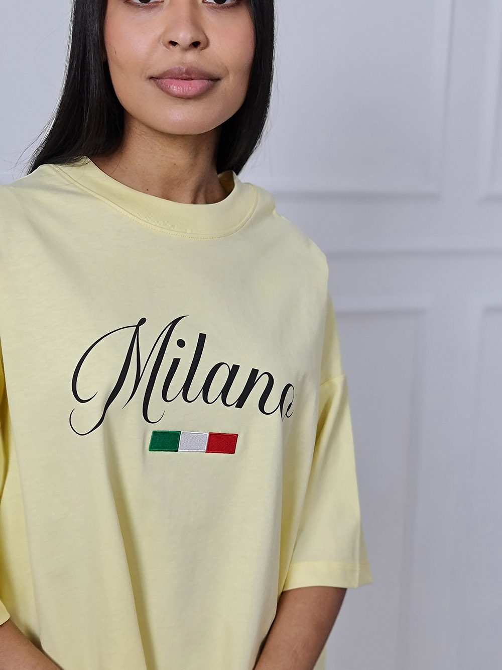 Футболка Barbara Alvisi "MILANO" желтая, фотография №2