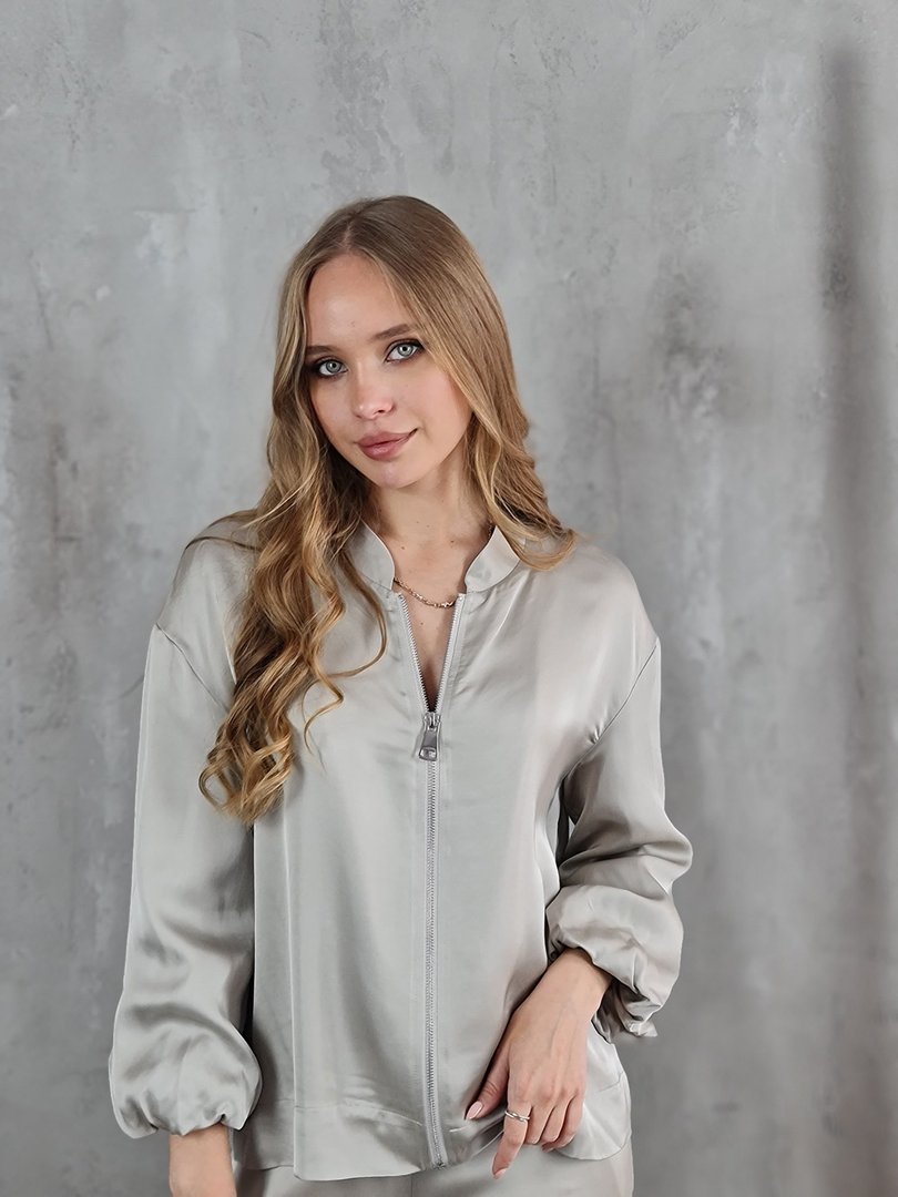 Костюм CLOTHÉ бомбер и брюки бежевый , фотография №3