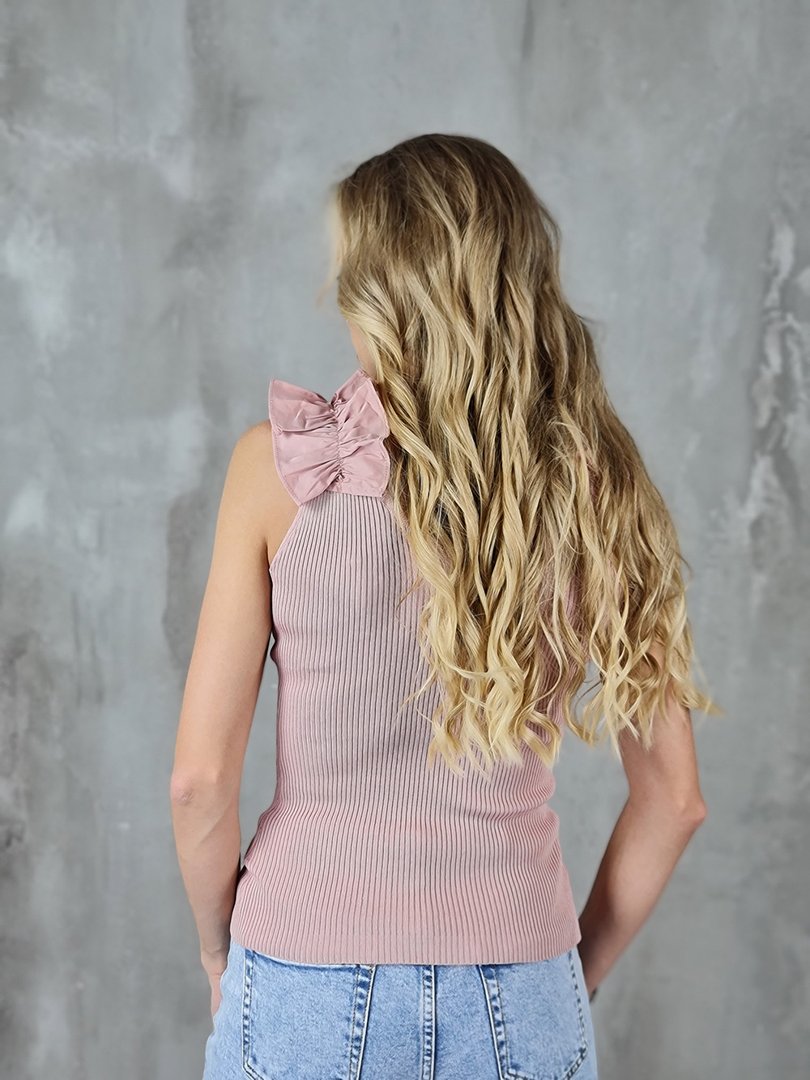Топ J-Clair с рюшами розовый, фотография №3