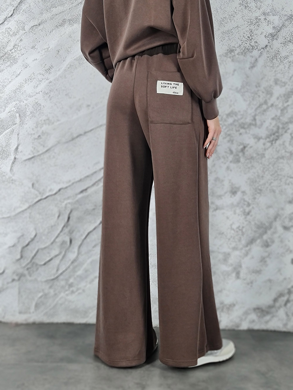 Костюм Dixie поло брюки на резинке "soft life" шоколад, фотография №4