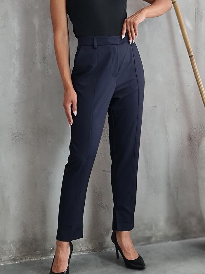 Брюки Imperial со вшитыми стрелками темно-синие, фотография №1