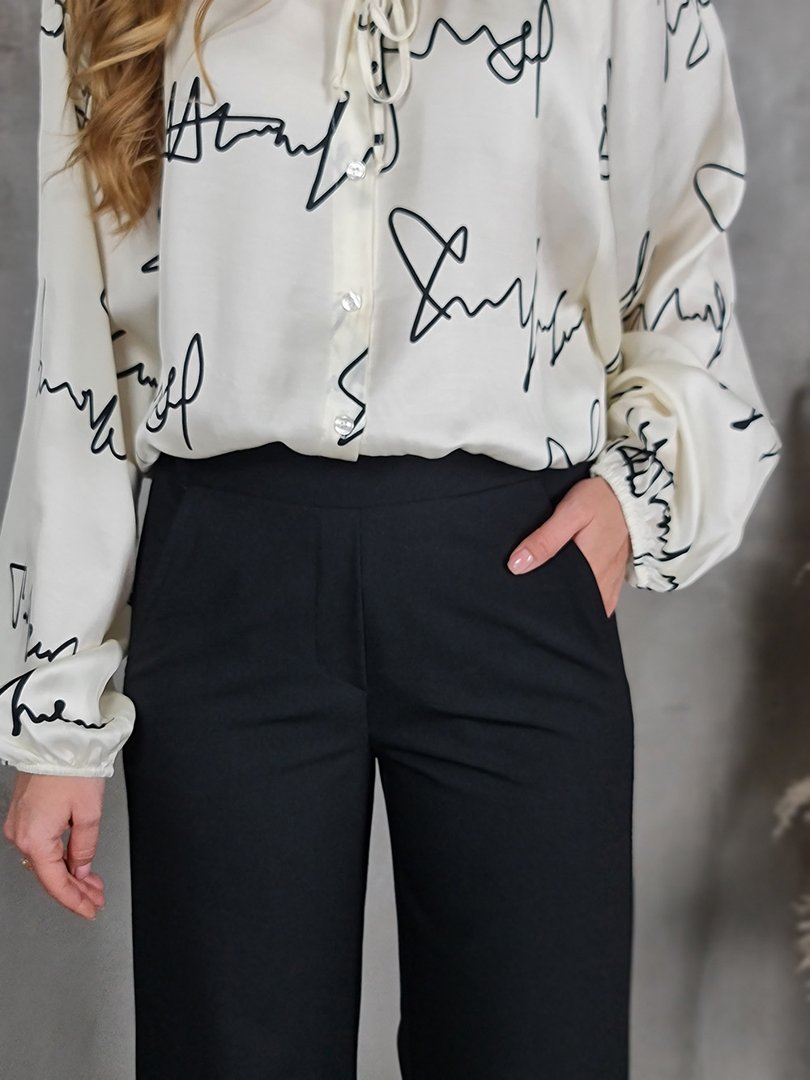 Брюки Barbara Alvisi прямые чёрные, фотография №4