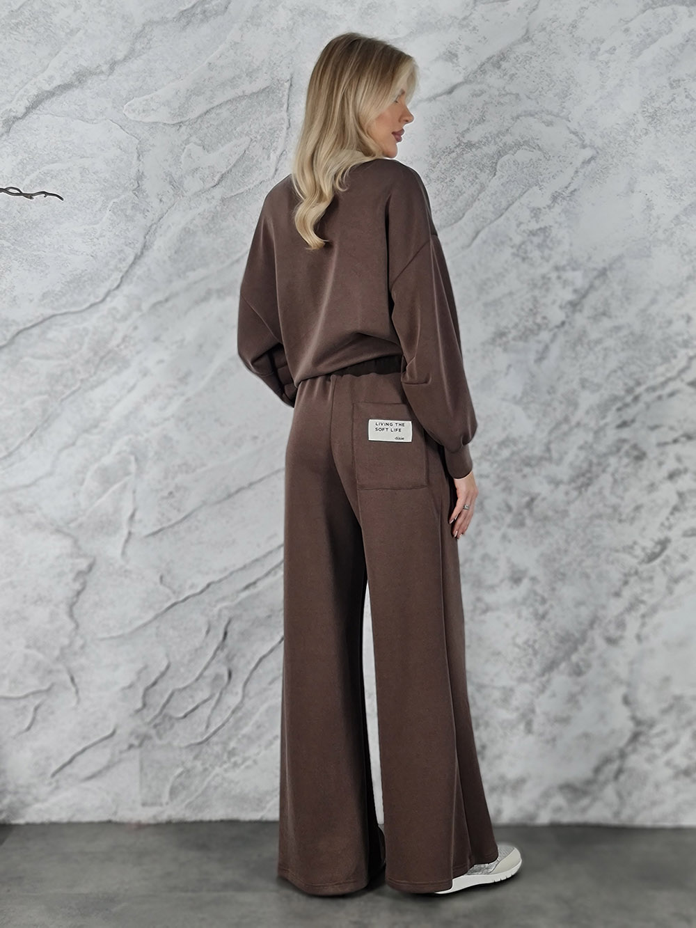 Костюм Dixie поло брюки на резинке "soft life" шоколад, фотография №5