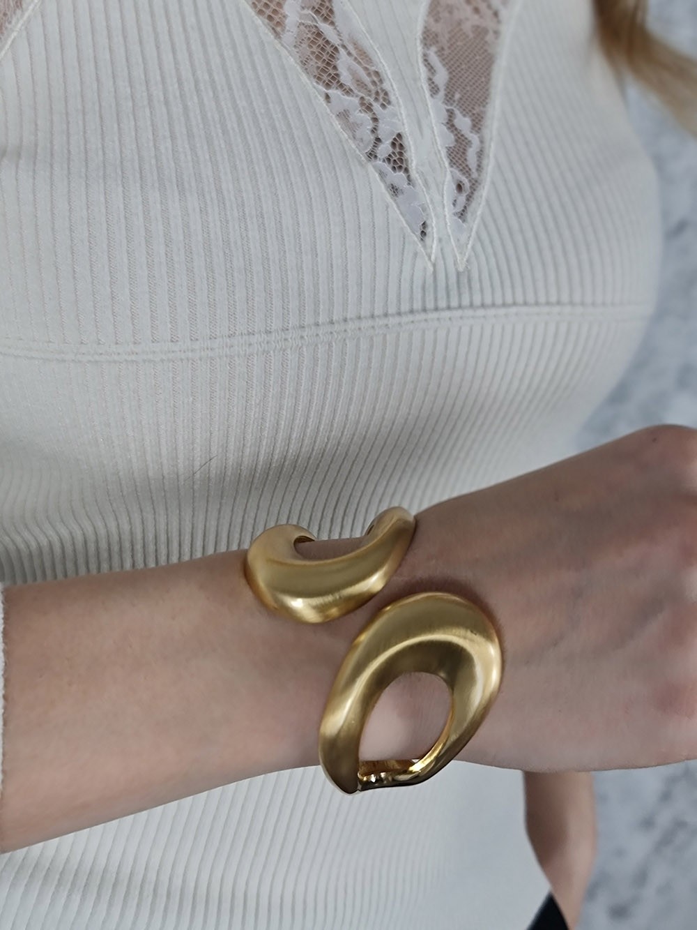Браслет YILI ACCESSORI золотистый , фотография №2
