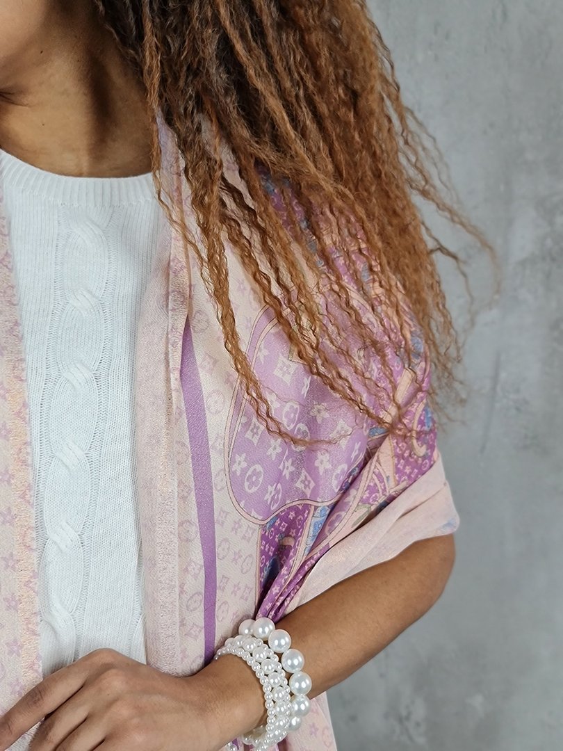 Шарф My Little Italy фиолетовый, фотография №2