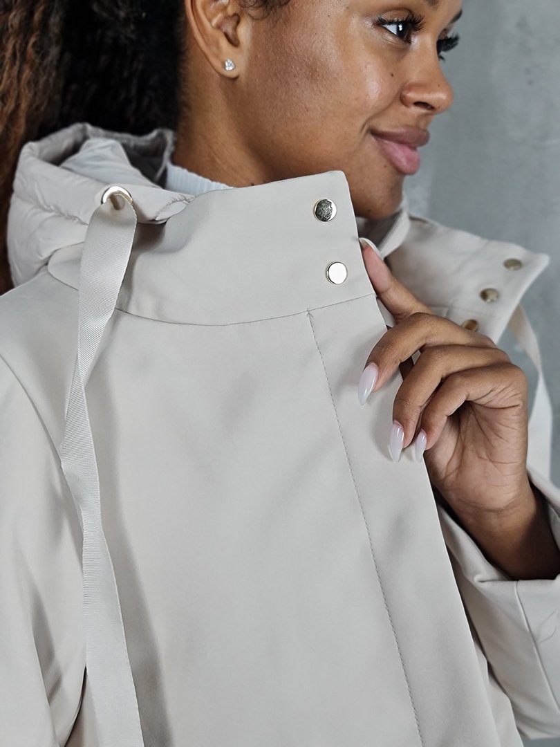 Куртка Ellen Rose комбинированная молочная , фотография №3