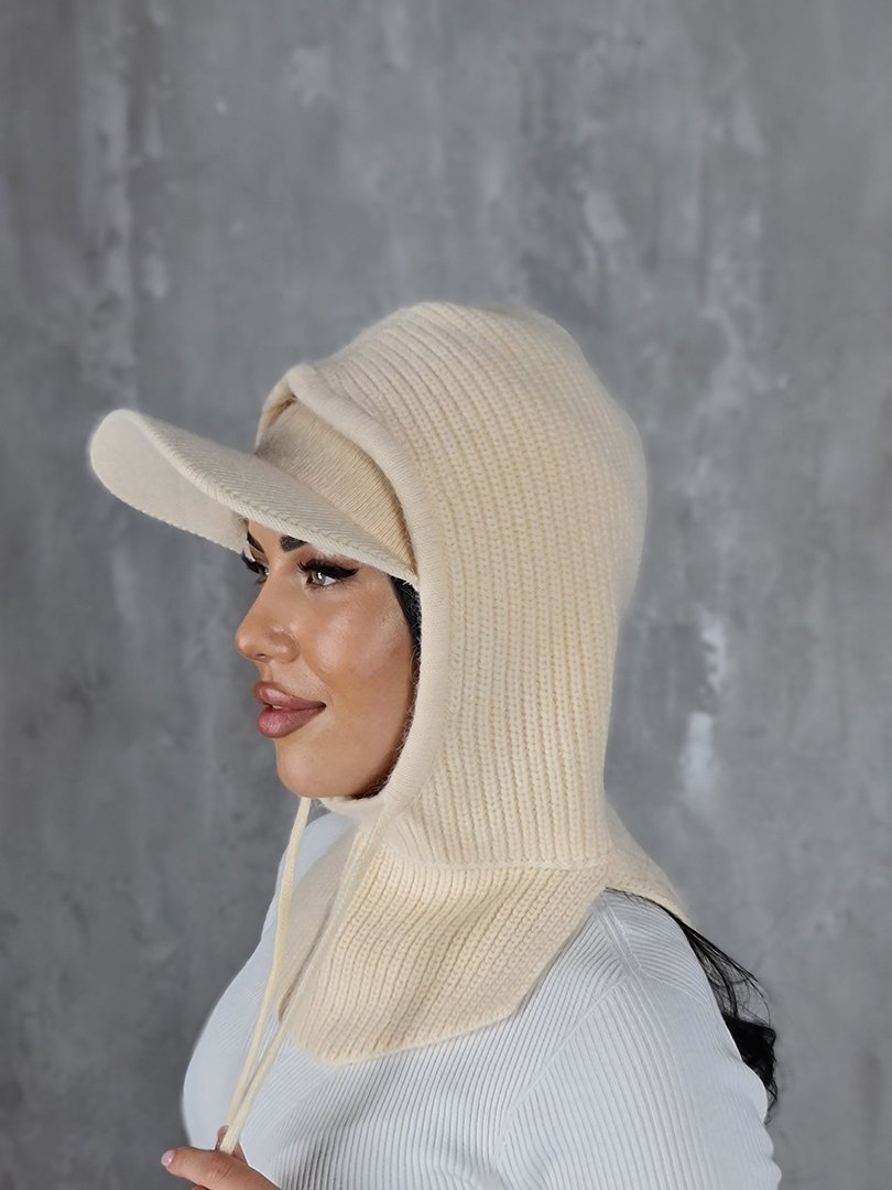 Головной убор Alex Max с козырьком кремовый, фотография №3