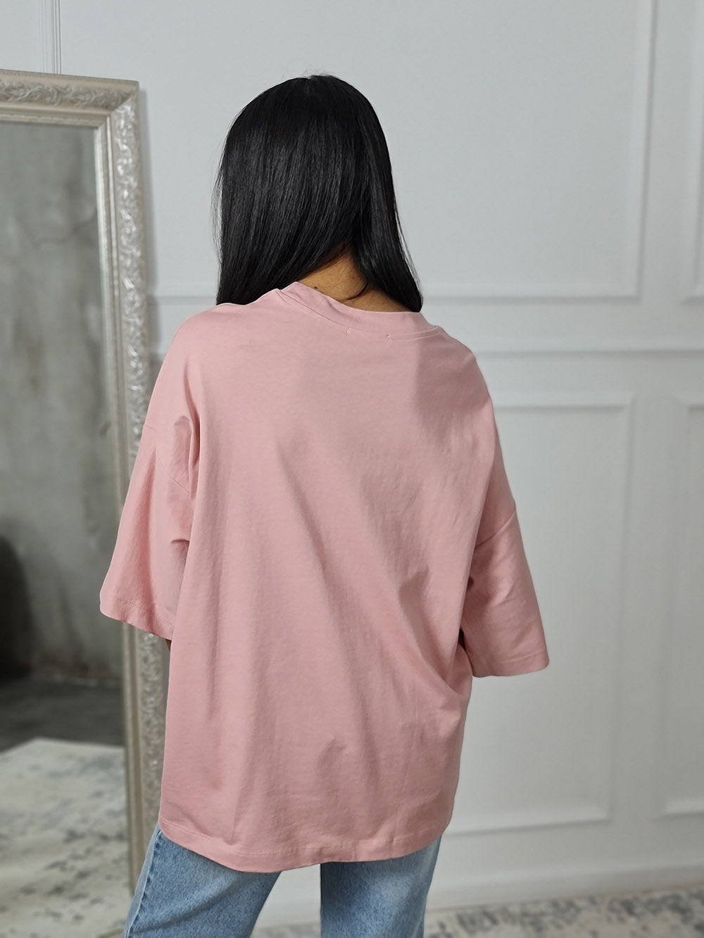 Футболка Barbara Alvisi "MILANO" пудра, фотография №3