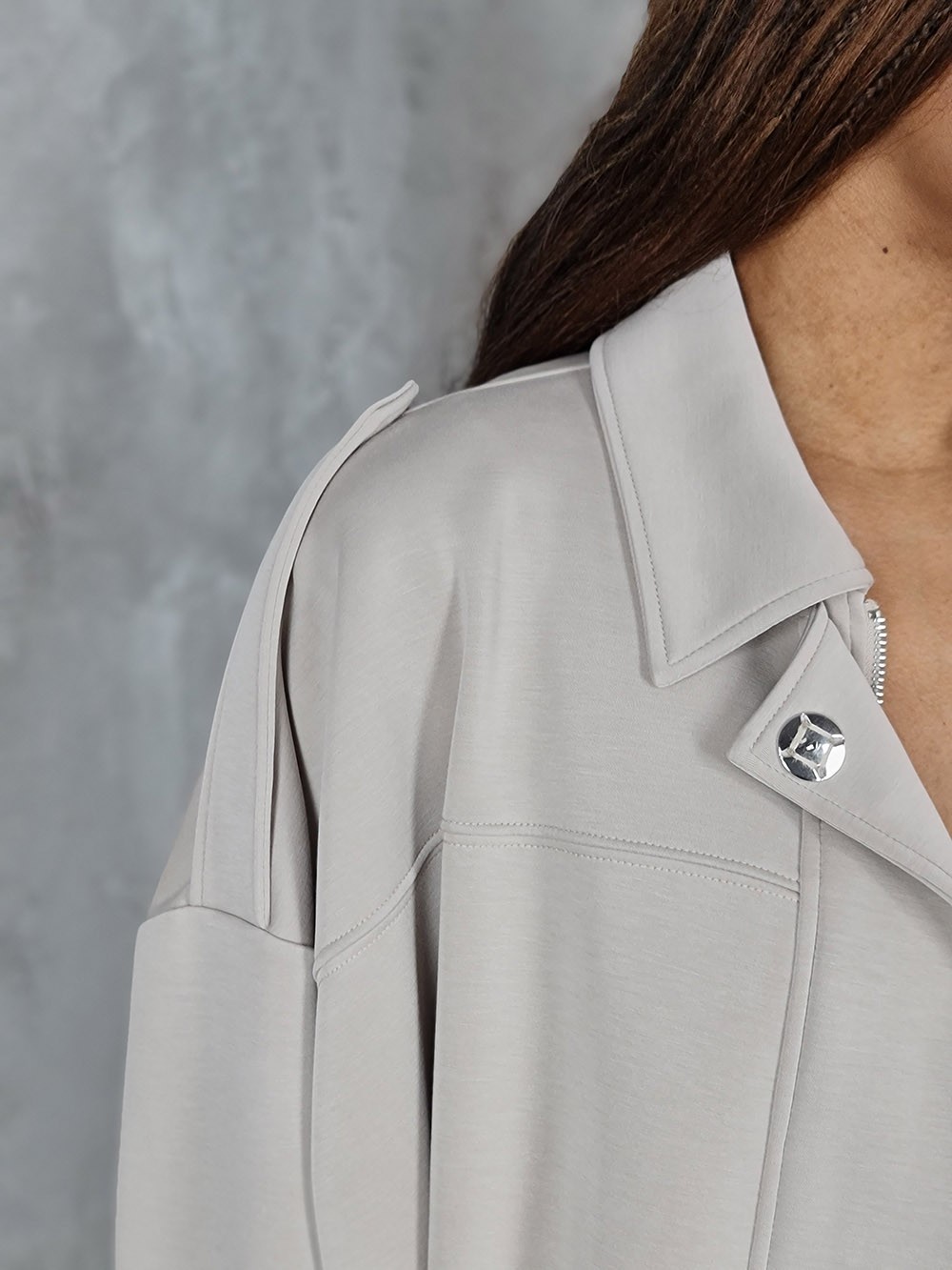 Бомбер Imperial на молнии бежевый, фотография №3