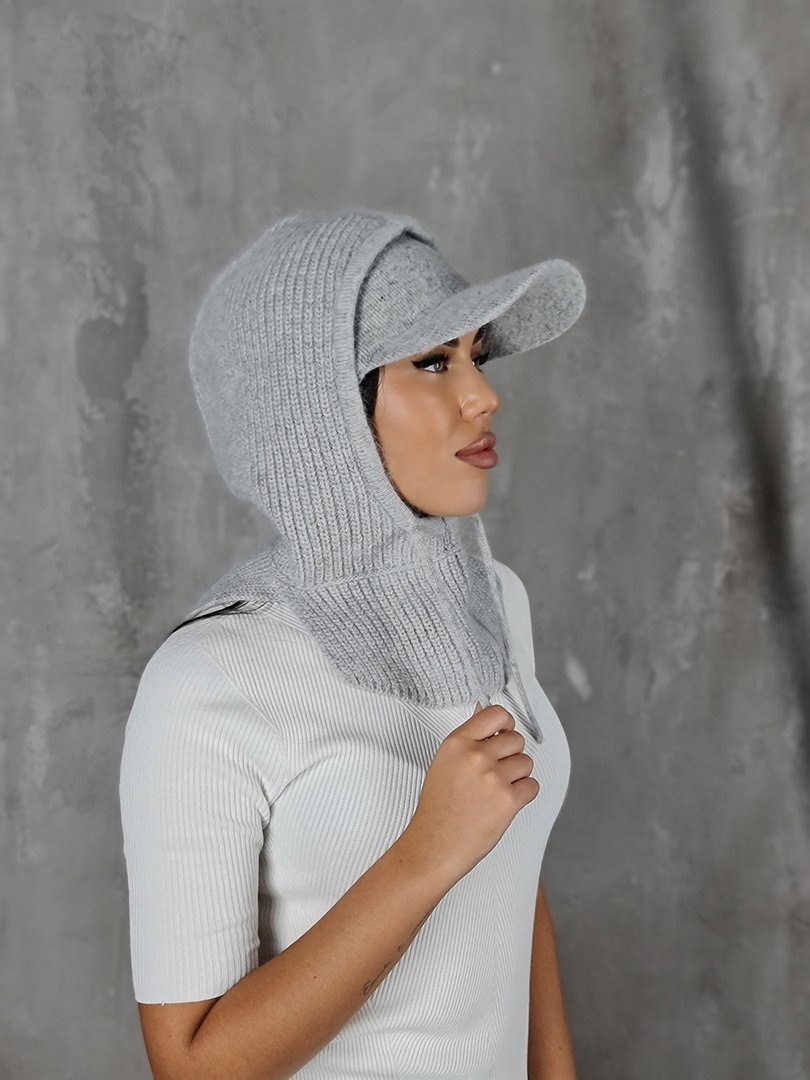 Головной убор Alex Max с козырьком серый, фотография №2