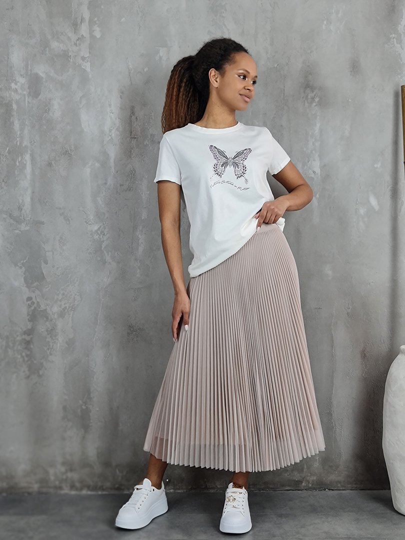 Юбка Imperial сетчатая плиссированная пудра , фотография №2