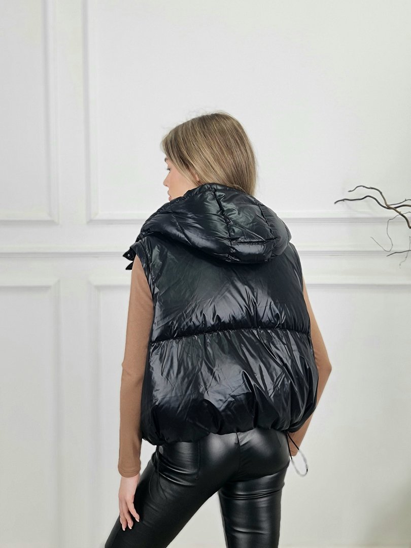 Куртка Vicolo натуральный пух черная, фотография №5