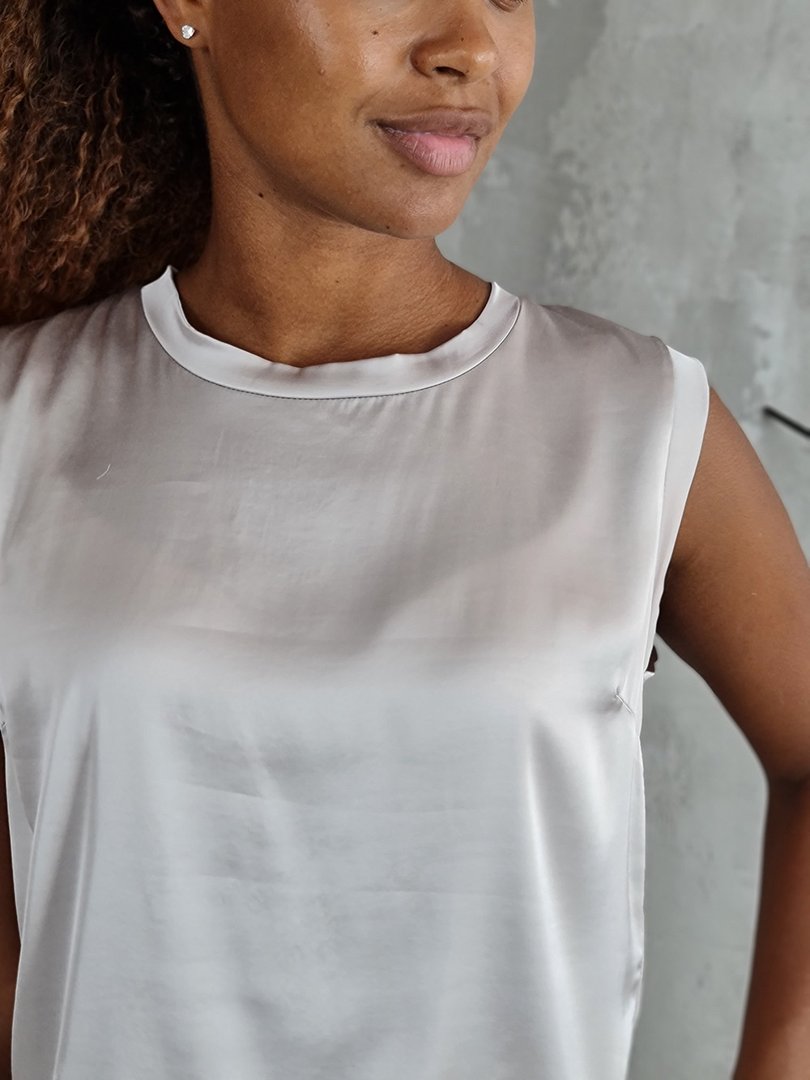 Топ CLOTHÉ стальной, фотография №4