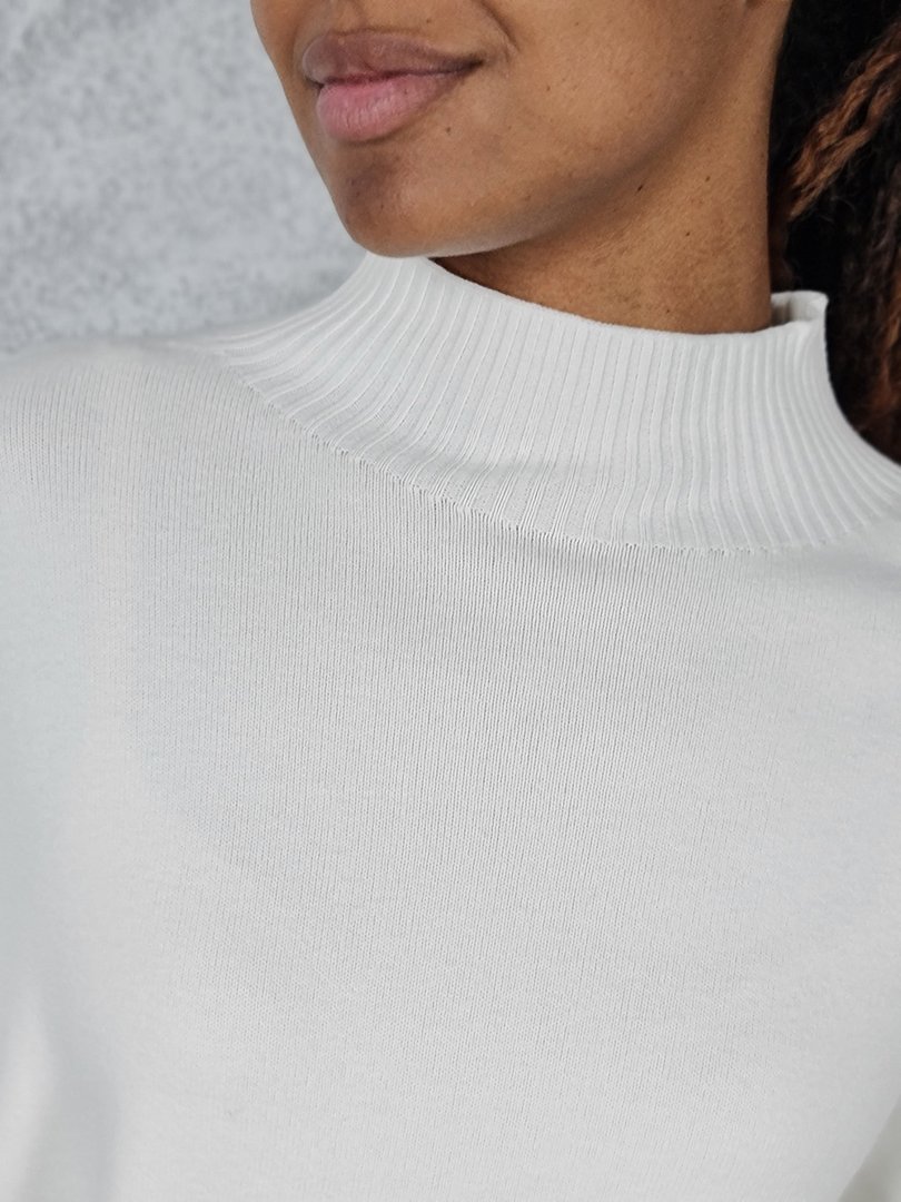 Джемпер Kontatto удлиненный белый , фотография №2