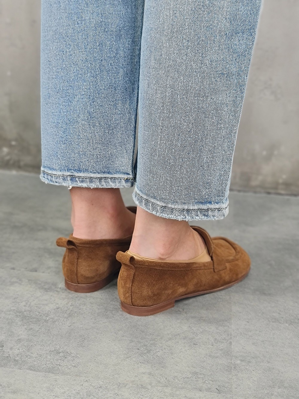 Мокасины FEDERICA LANCIONI замшевые шоколад, фотография №5