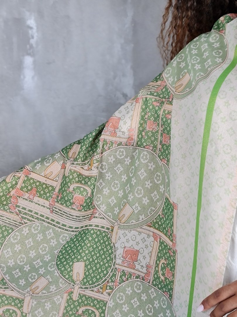 Шарф My Little Italy зеленый, фотография №3