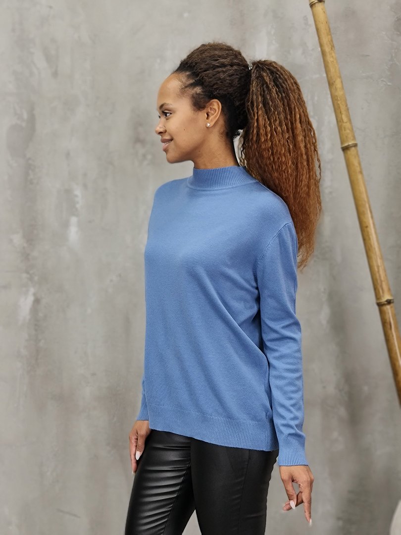 Водолазка Melany свободная голубая (736), фотография №2