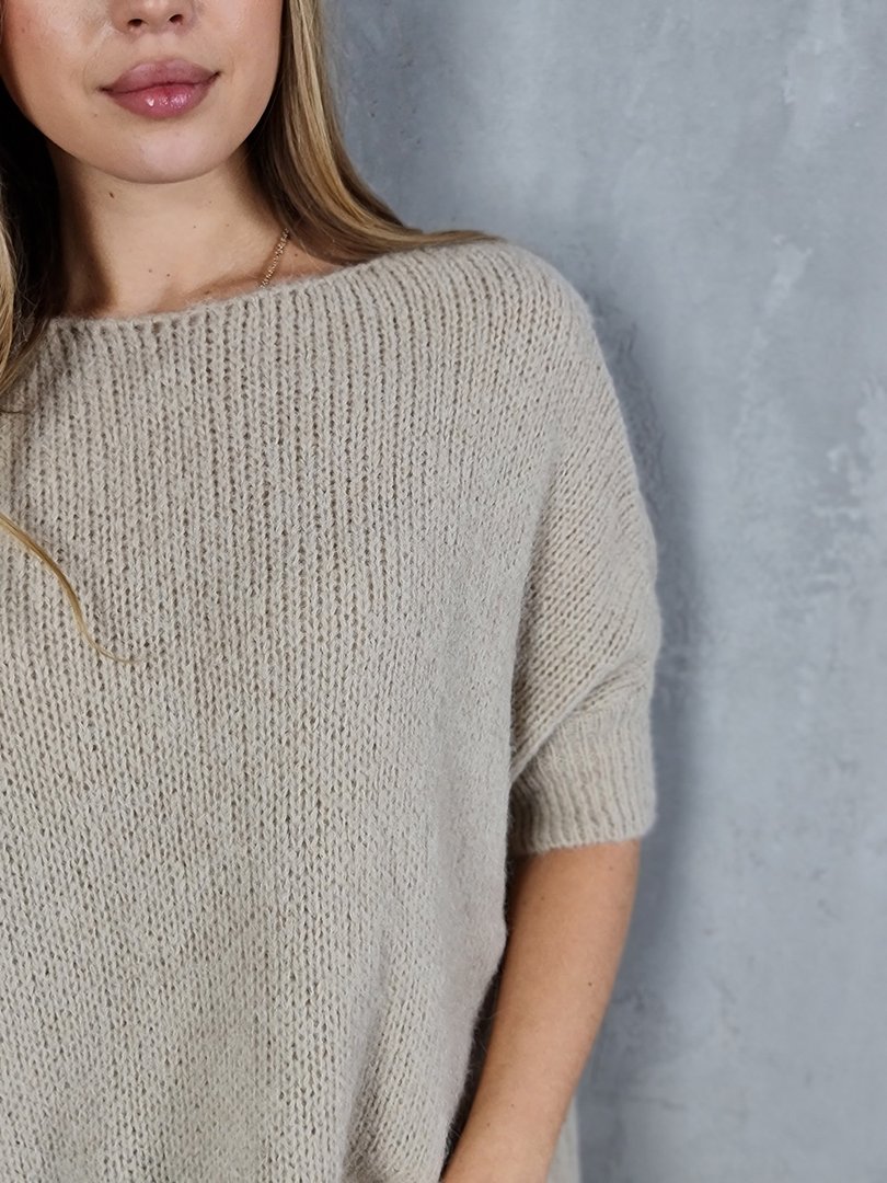 Джемпер Imperial oversize пушистый бежевый (Beige), фотография №3