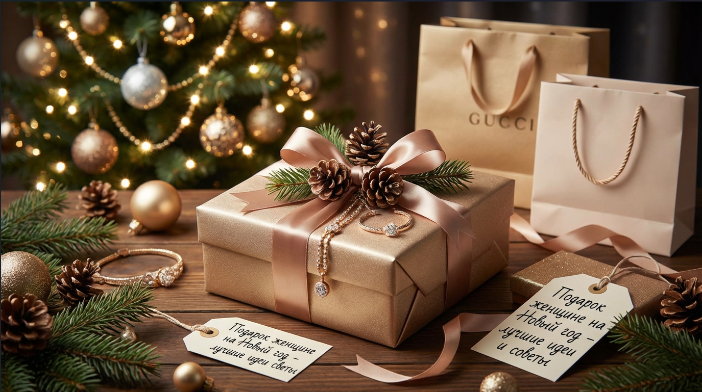 Подарок женщине на Новый год: как выбрать и что подарить