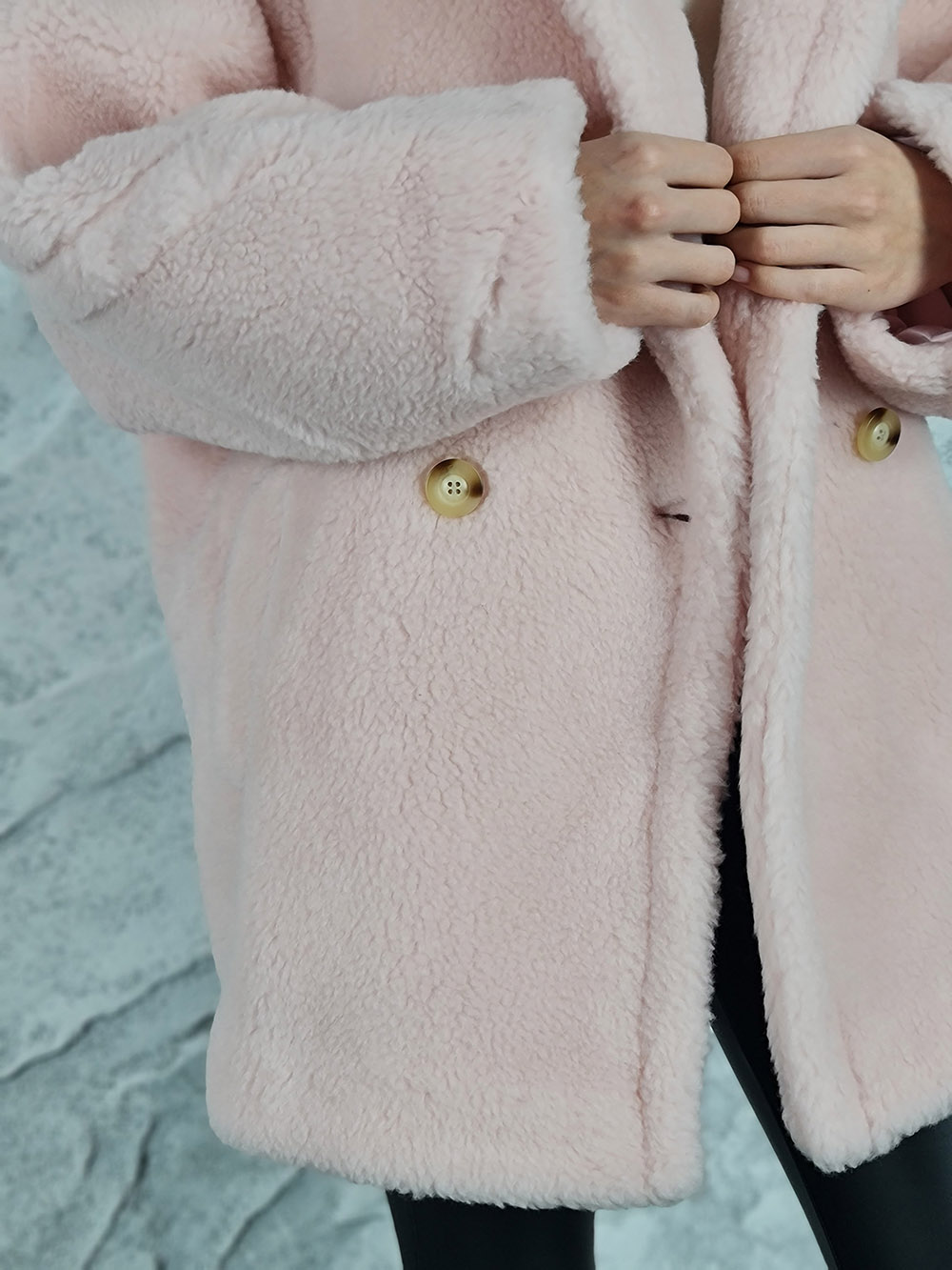 Шуба KOTHE укороченная пудра, фотография №5