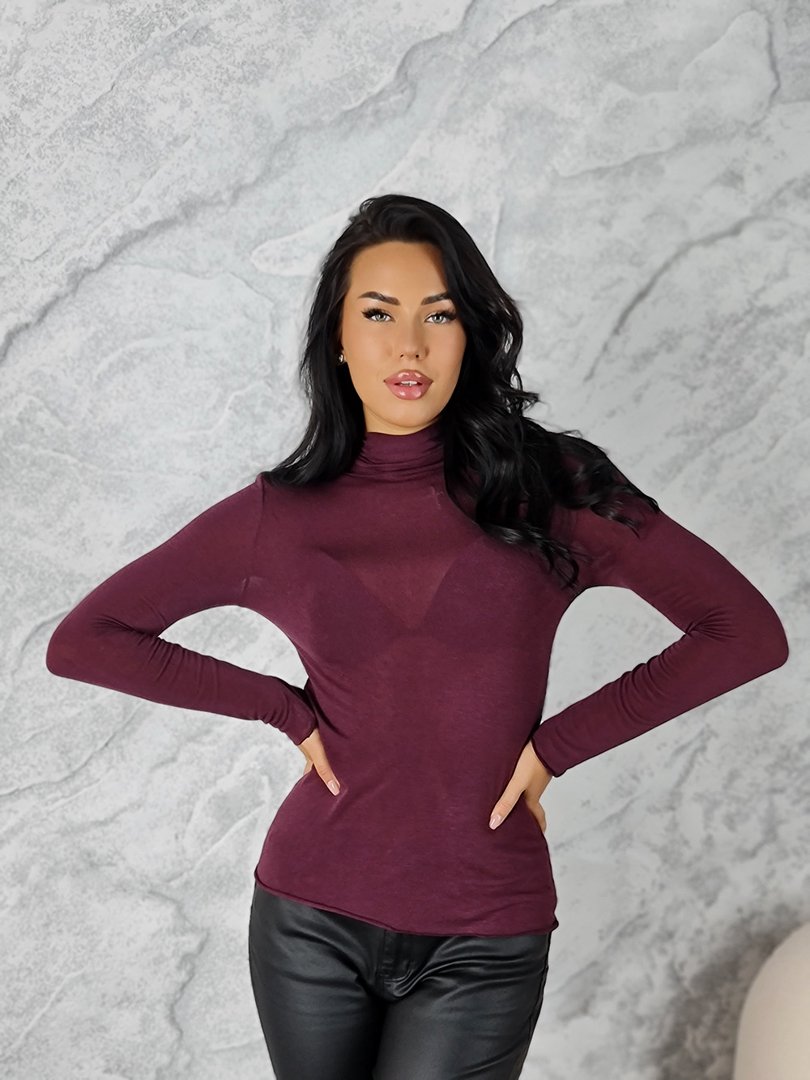 Водолазка Naiif бордо, фотография №2