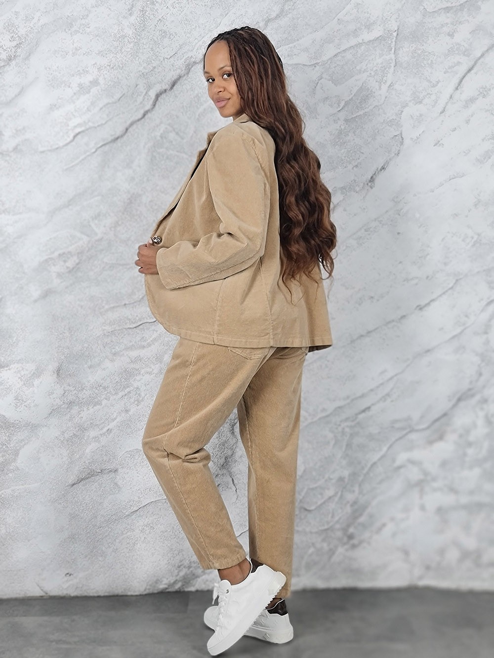 Костюм LIVAN'S вельветовый брюки и пиджак кэмел, фотография №3