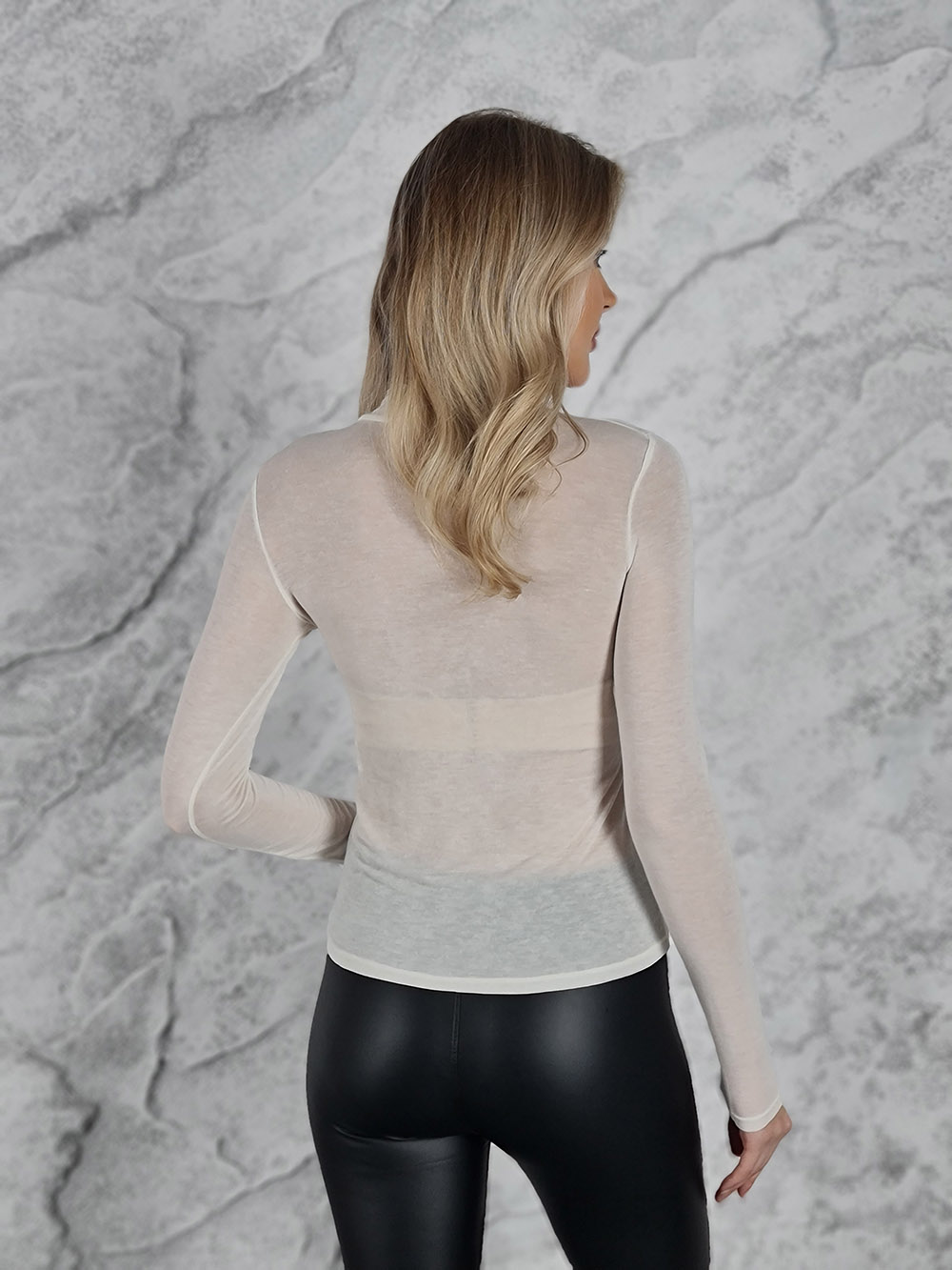 Водолазка Misto Cashmere с кашемиром молочная, фотография №4