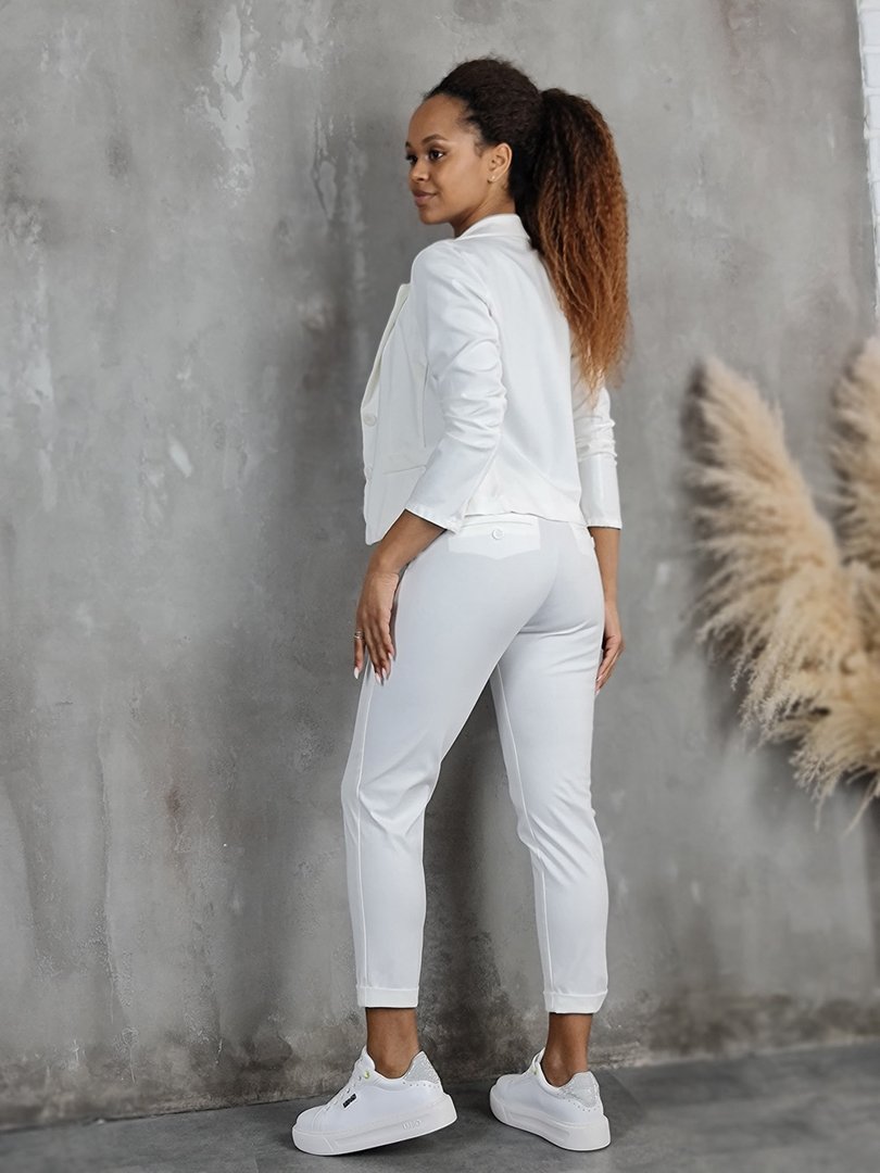 Костюм Naiif пиджак и брюки белый, фотография №2