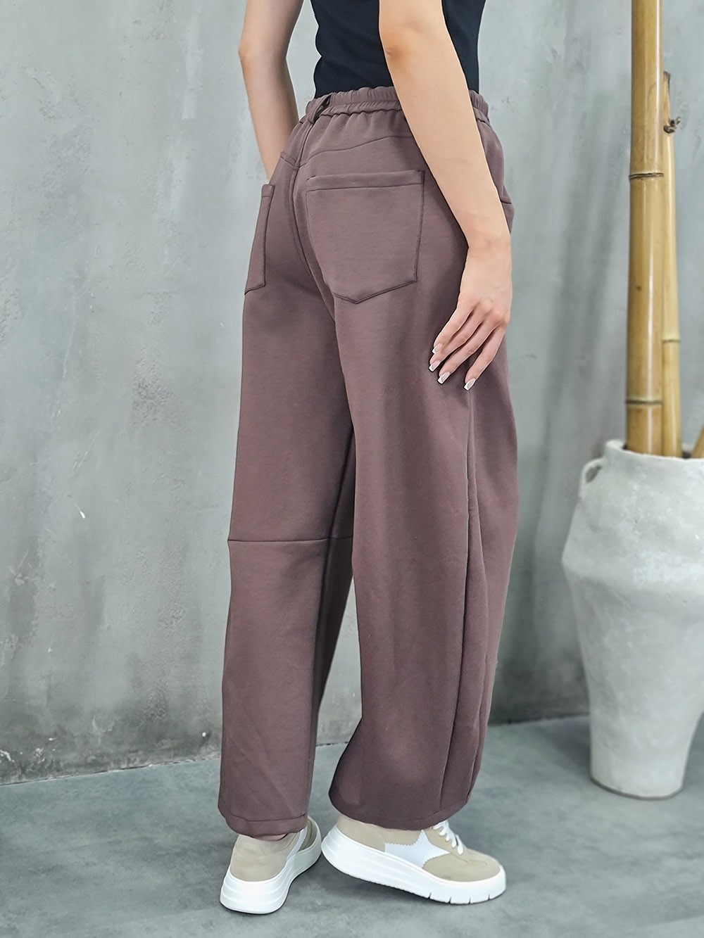 Брюки Souvenir на резинке шоколад, фотография №2