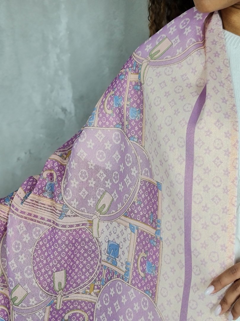 Шарф My Little Italy фиолетовый, фотография №3