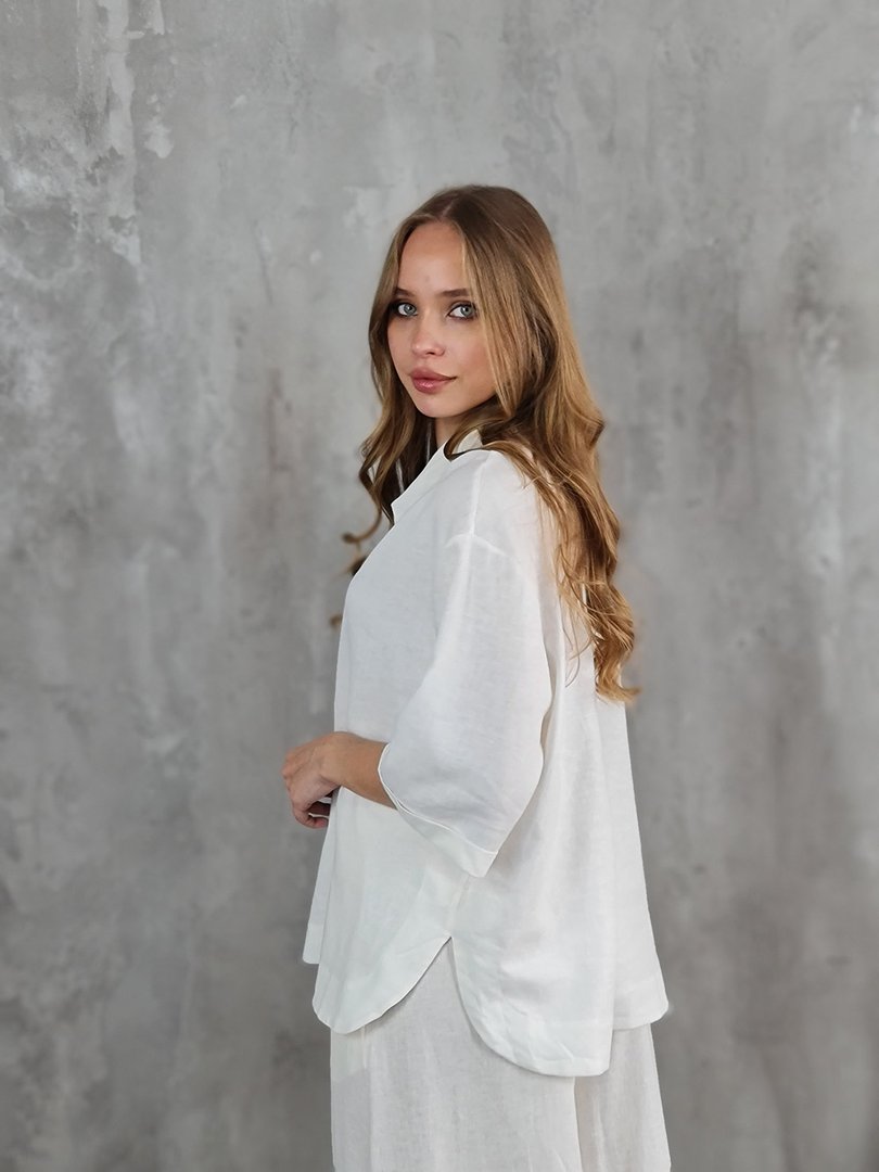 Рубашка MIHO'S белая, фотография №3