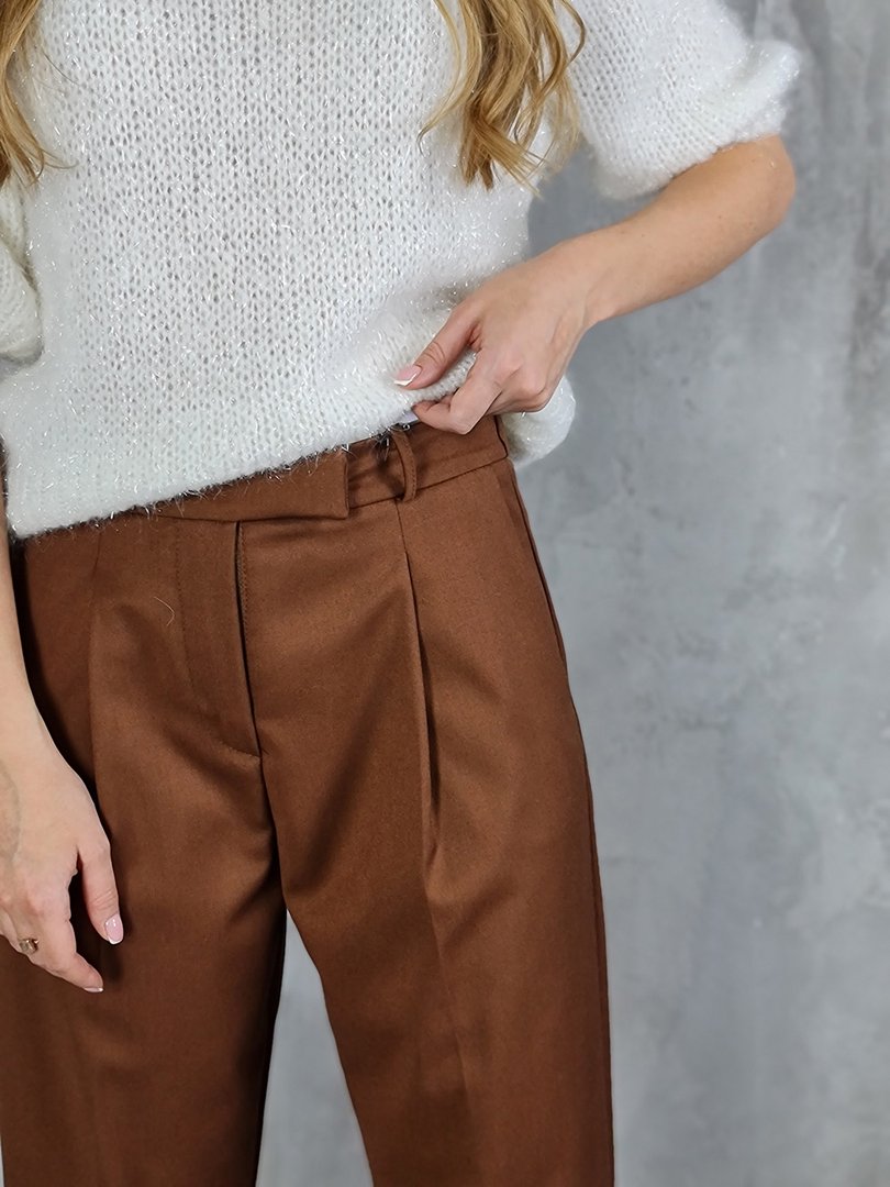 Брюки Imperial с подворотами карамель, фотография №4