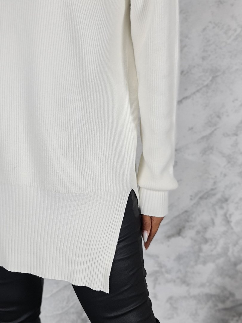 Джемпер Kontatto удлиненный белый , фотография №3